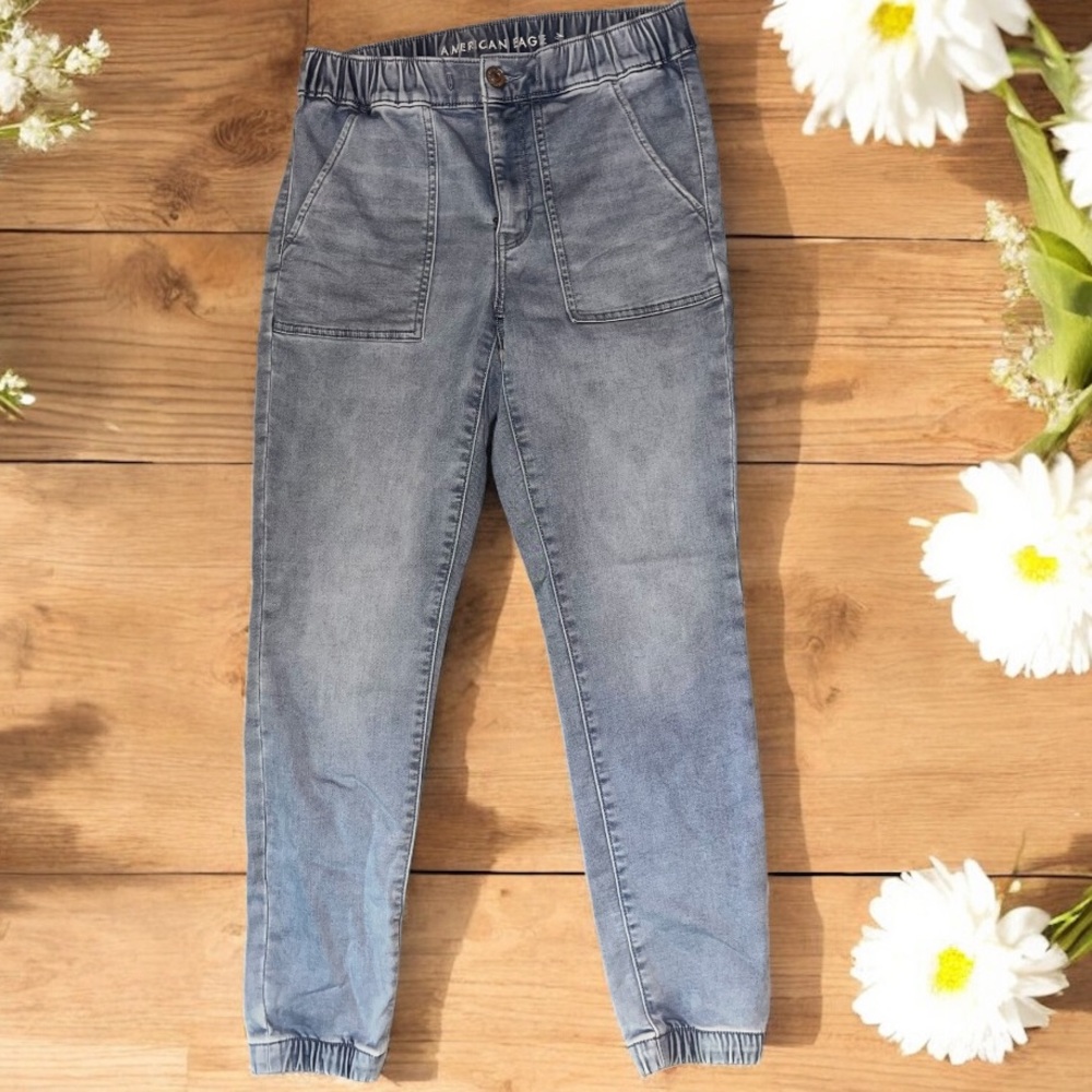 AE High waist Jegging Jogger--button-Next Level Stretch -soft! NWOT- Sz 8 - Picture 10 of 16